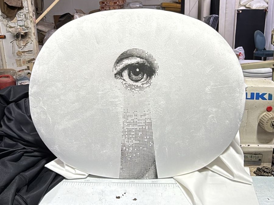 A printed interior panel produced by Sun Studio Dubai