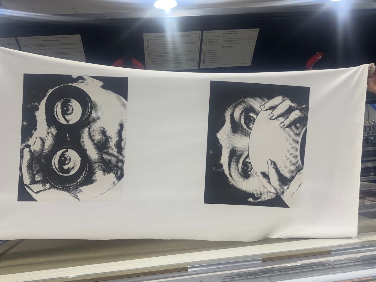 Printed velvet produced by Sun Studio Dubai