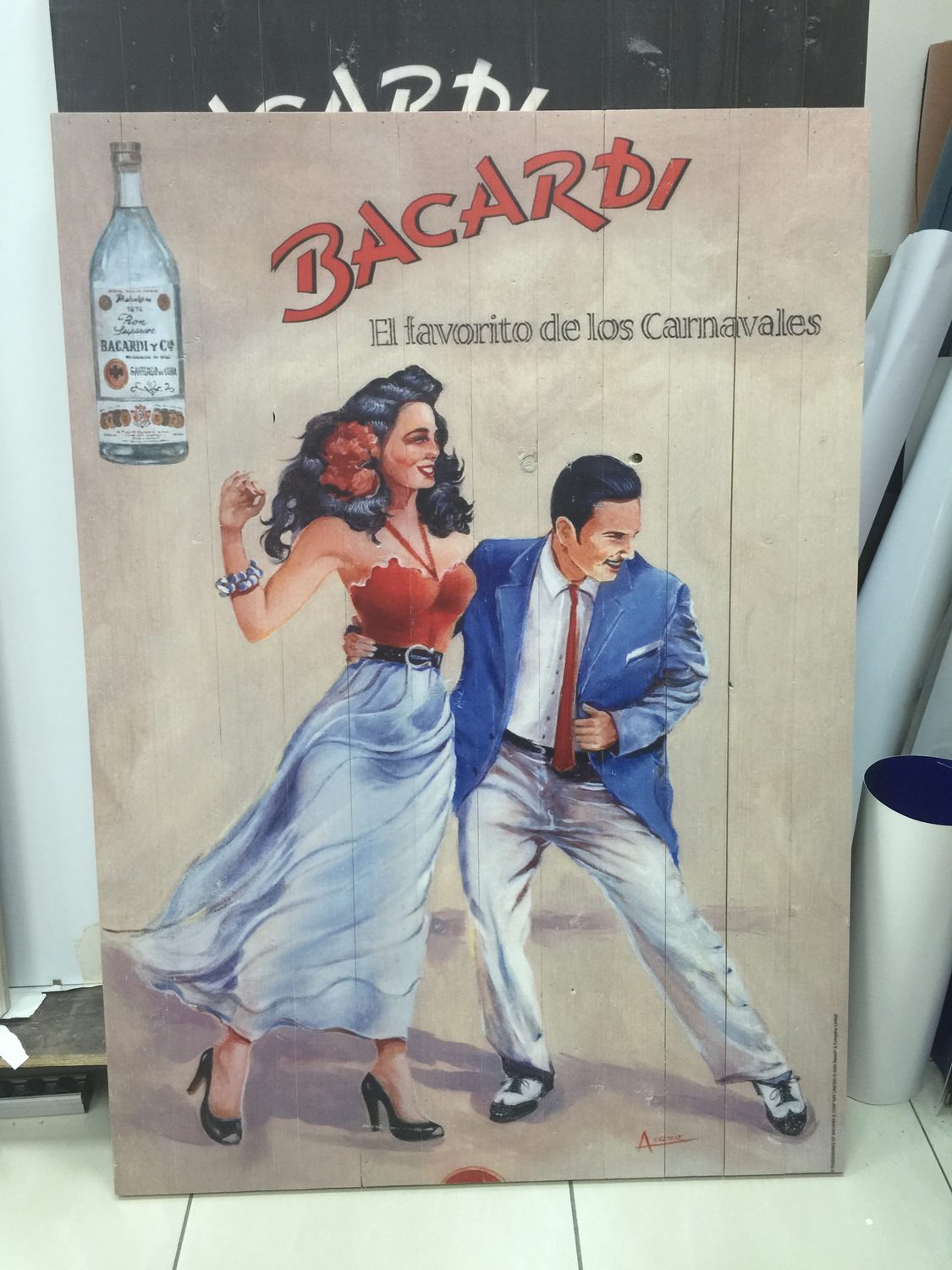 A printed board panel produced at Sun Studio Dubai